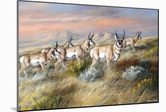 Cool Evening Strollers-Trevor V. Swanson-Mounted Giclee Print
