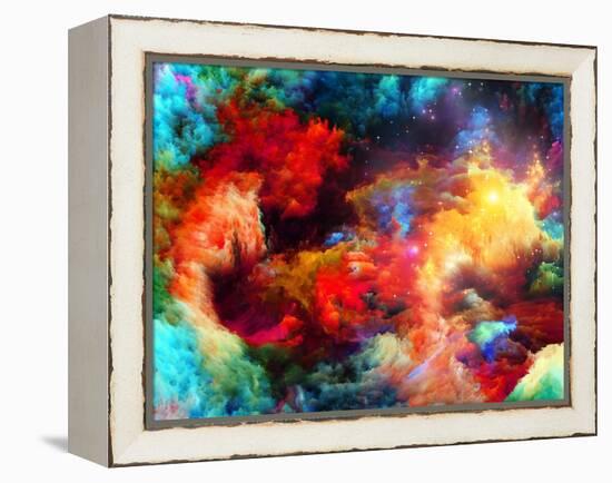 Cool Fractal Paint-agsandrew-Framed Stretched Canvas