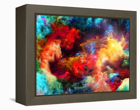 Cool Fractal Paint-agsandrew-Framed Stretched Canvas
