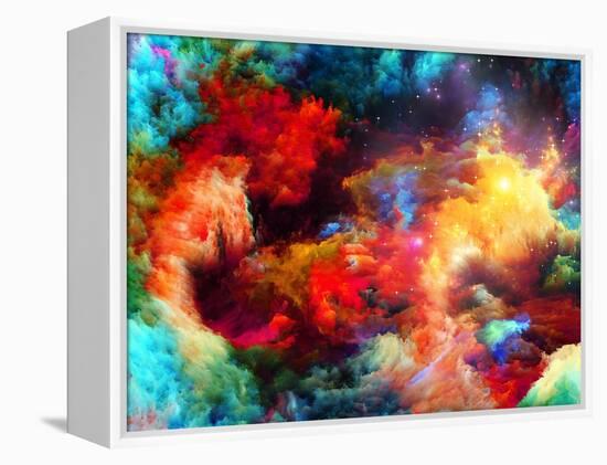 Cool Fractal Paint-agsandrew-Framed Stretched Canvas