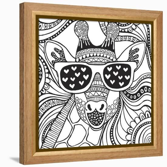 Cool Giraffe-Hello Angel-Framed Premier Image Canvas