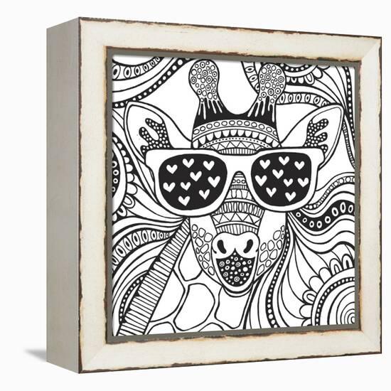 Cool Giraffe-Hello Angel-Framed Premier Image Canvas