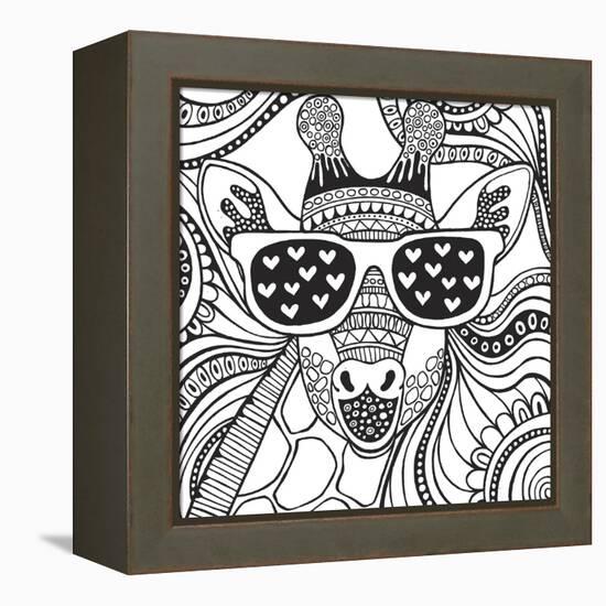 Cool Giraffe-Hello Angel-Framed Premier Image Canvas