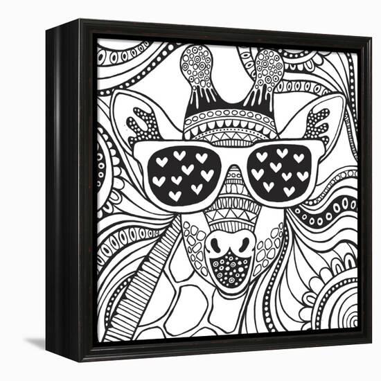 Cool Giraffe-Hello Angel-Framed Premier Image Canvas