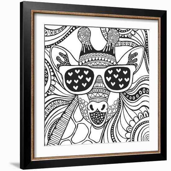 Cool Giraffe-Hello Angel-Framed Giclee Print