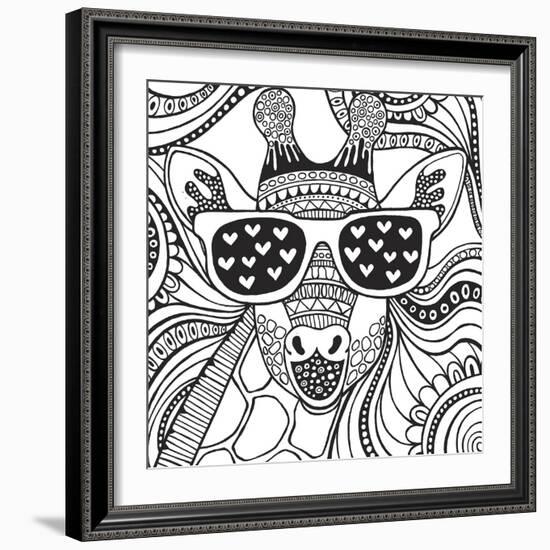 Cool Giraffe-Hello Angel-Framed Giclee Print