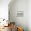 Cool Grey Horizon II-Jennifer Goldberger-Framed Stretched Canvas displayed on a wall