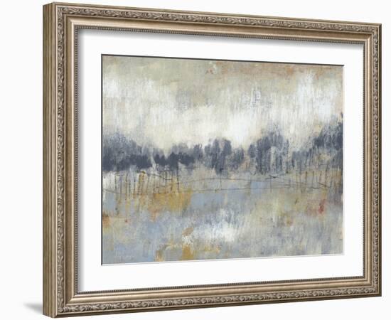 Cool Grey Horizon II-Jennifer Goldberger-Framed Art Print