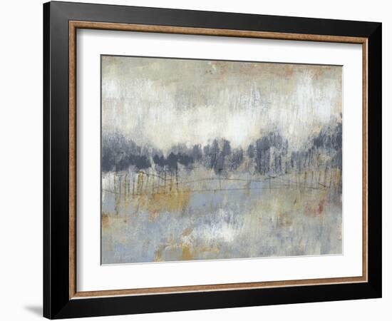 Cool Grey Horizon II-Jennifer Goldberger-Framed Art Print