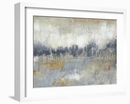 Cool Grey Horizon II-Jennifer Goldberger-Framed Art Print