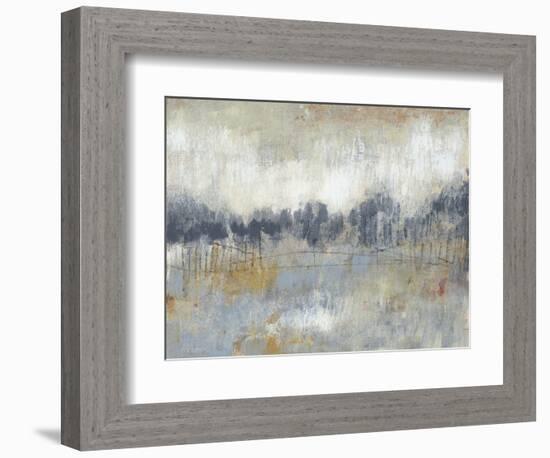 Cool Grey Horizon II-Jennifer Goldberger-Framed Premium Giclee Print