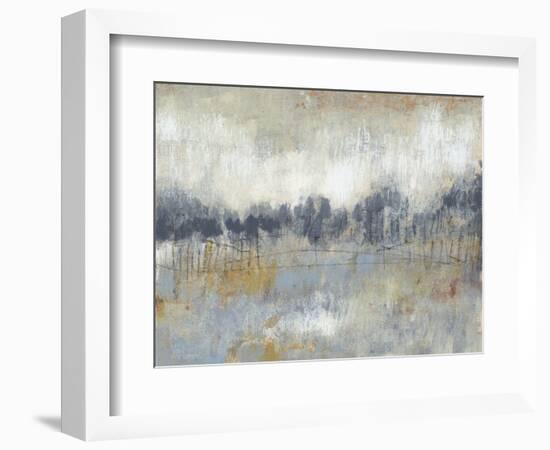 Cool Grey Horizon II-Jennifer Goldberger-Framed Premium Giclee Print