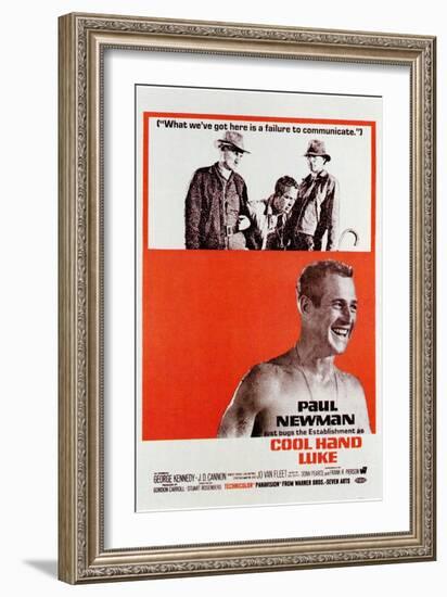 Cool Hand Luke, 1967-null-Framed Premium Giclee Print