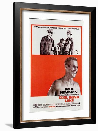 Cool Hand Luke, 1967-null-Framed Premium Giclee Print