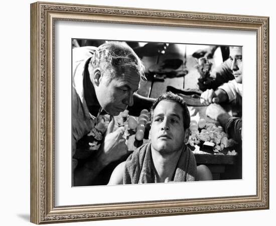 Cool Hand Luke, George Kennedy, Paul Newman, Lou Antonio, 1967-null-Framed Photo