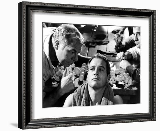 Cool Hand Luke, George Kennedy, Paul Newman, Lou Antonio, 1967-null-Framed Photo