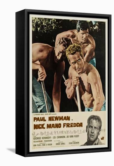 Cool Hand Luke, Italian Movie Poster, 1967-null-Framed Stretched Canvas