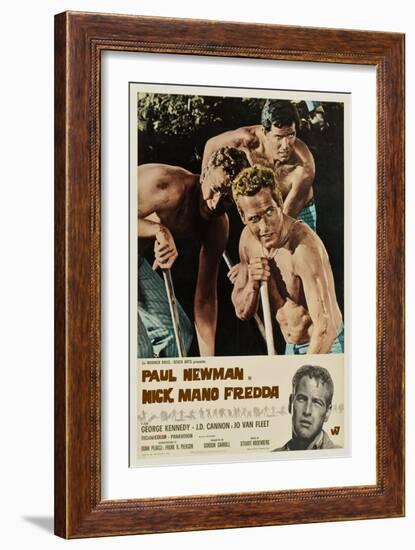 Cool Hand Luke, Italian Movie Poster, 1967-null-Framed Art Print