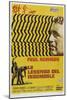 Cool Hand Luke, Spanish Movie Poster, 1967-null-Mounted Art Print