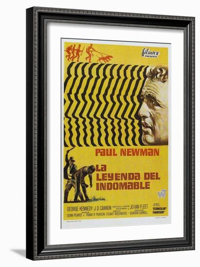 Cool Hand Luke, Spanish Movie Poster, 1967-null-Framed Art Print