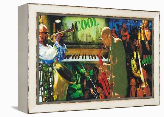 Cool Jazz-Tyler Burke-Framed Stretched Canvas