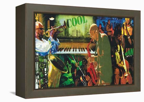 Cool Jazz-Tyler Burke-Framed Stretched Canvas