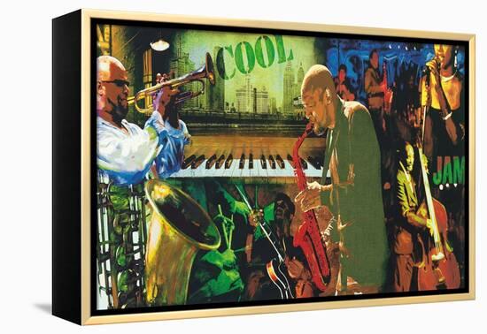 Cool Jazz-Tyler Burke-Framed Stretched Canvas