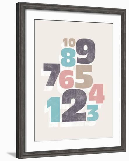 Cool Numbers-Max Carter-Framed Giclee Print