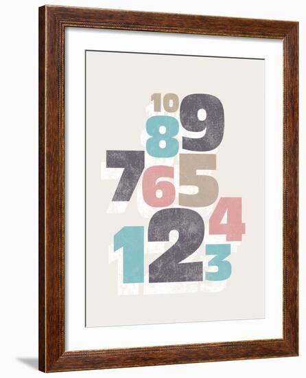 Cool Numbers-Max Carter-Framed Giclee Print