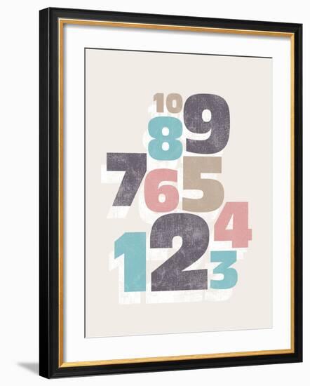 Cool Numbers-Max Carter-Framed Giclee Print