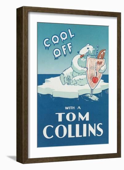 Cool Off with a Tom Collins-null-Framed Art Print