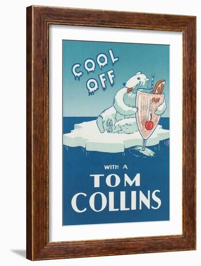 Cool Off with a Tom Collins-null-Framed Art Print