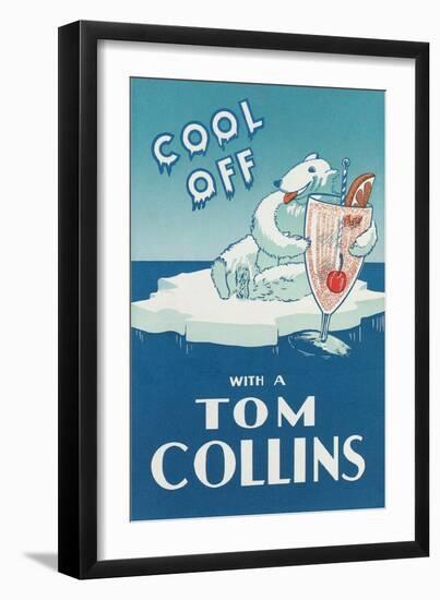 Cool Off with a Tom Collins-null-Framed Art Print