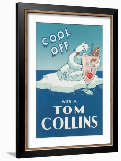 Cool Off with a Tom Collins-null-Framed Art Print