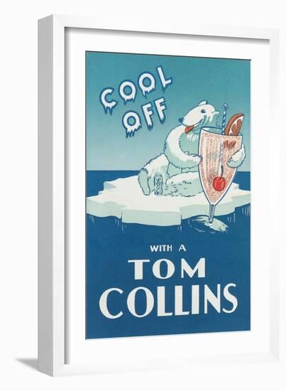 Cool Off with a Tom Collins-null-Framed Art Print