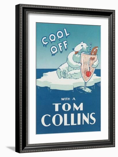 Cool Off with a Tom Collins-null-Framed Art Print