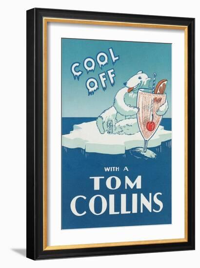 Cool Off with a Tom Collins-null-Framed Art Print