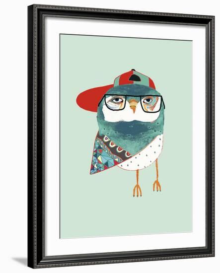 Cool Owl-Ashley Percival-Framed Giclee Print