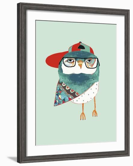 Cool Owl-Ashley Percival-Framed Giclee Print