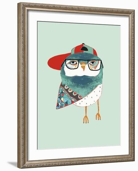 Cool Owl-Ashley Percival-Framed Giclee Print