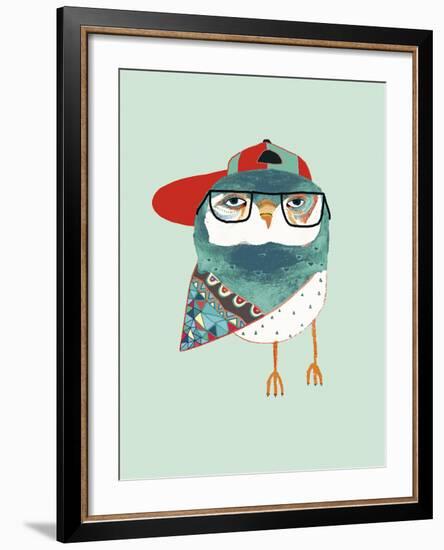 Cool Owl-Ashley Percival-Framed Giclee Print