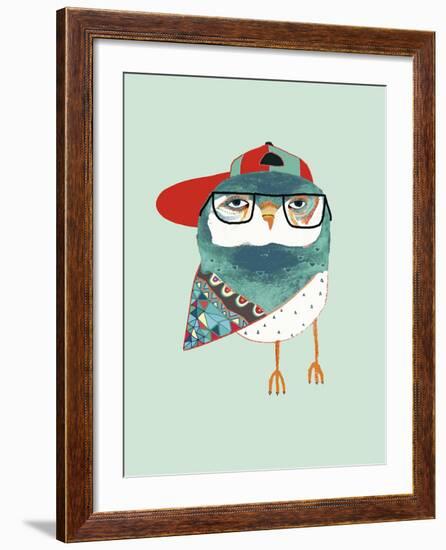 Cool Owl-Ashley Percival-Framed Giclee Print