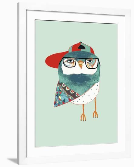 Cool Owl-Ashley Percival-Framed Giclee Print