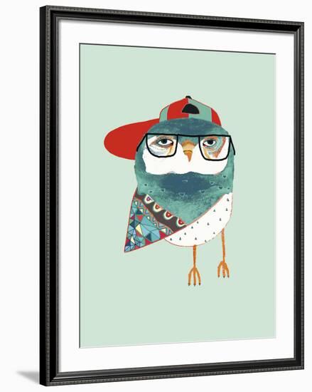 Cool Owl-Ashley Percival-Framed Giclee Print