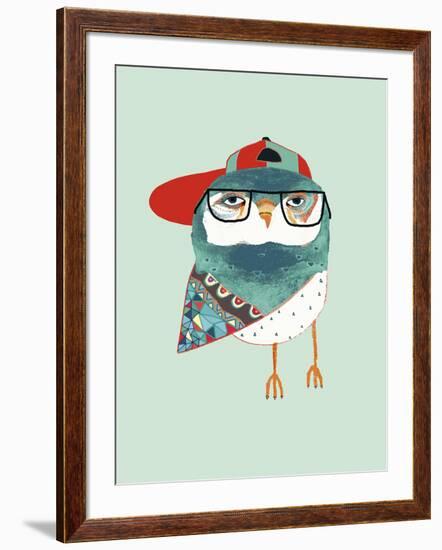 Cool Owl-Ashley Percival-Framed Giclee Print