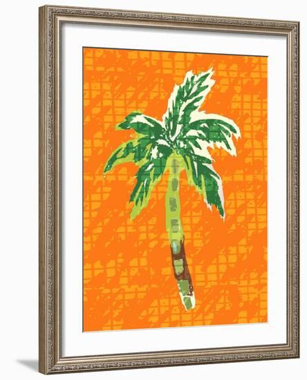 Cool Palm II-Nicholas Biscardi-Framed Premium Giclee Print