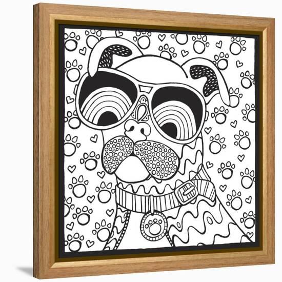 Cool Pooch-Hello Angel-Framed Premier Image Canvas