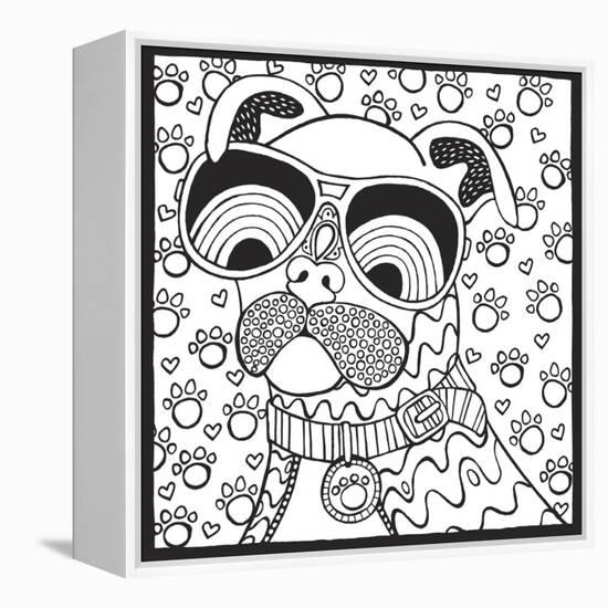 Cool Pooch-Hello Angel-Framed Premier Image Canvas