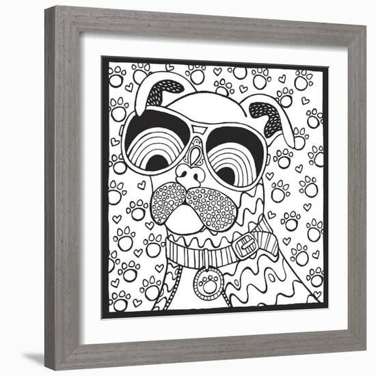 Cool Pooch-Hello Angel-Framed Giclee Print