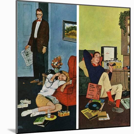 "Cool Record," February 10, 1962-Amos Sewell-Mounted Giclee Print